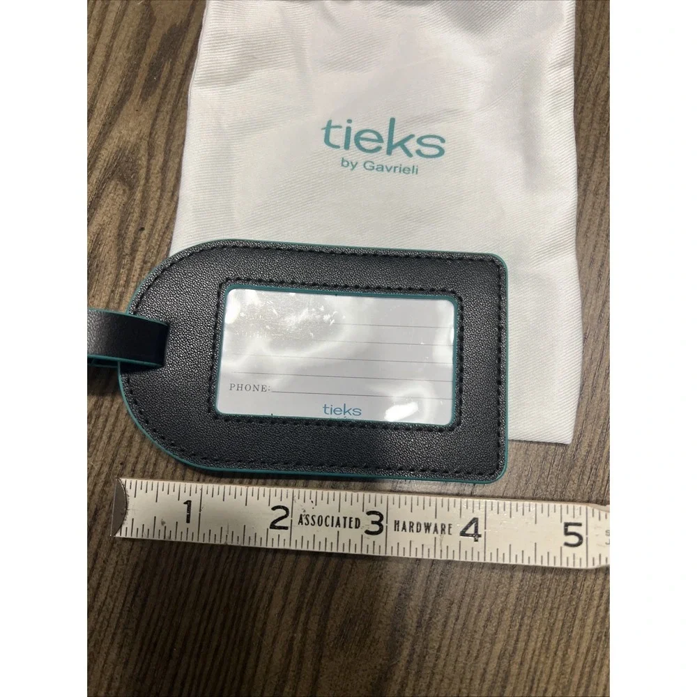 Tieks Black‎ Leather Luggage Tag from 2025 Advent Calendar